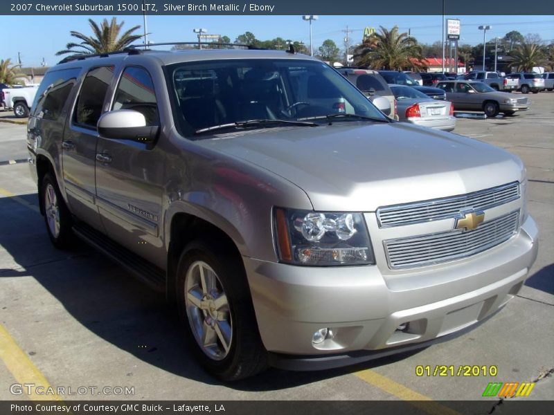 Silver Birch Metallic / Ebony 2007 Chevrolet Suburban 1500 LTZ