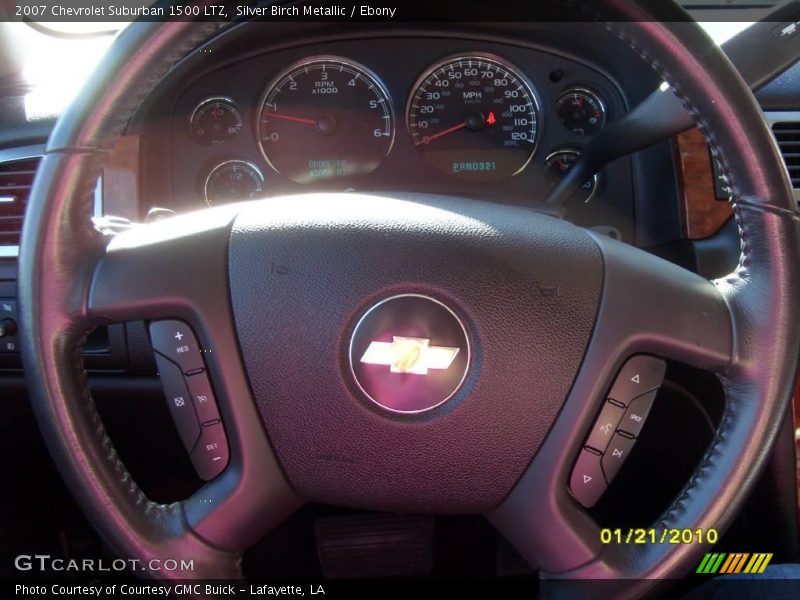Silver Birch Metallic / Ebony 2007 Chevrolet Suburban 1500 LTZ