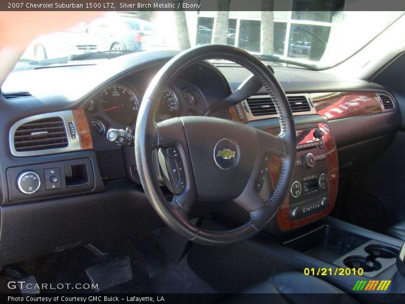 Silver Birch Metallic / Ebony 2007 Chevrolet Suburban 1500 LTZ