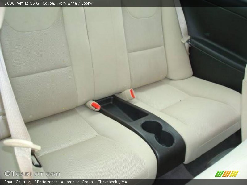 Ivory White / Ebony 2006 Pontiac G6 GT Coupe