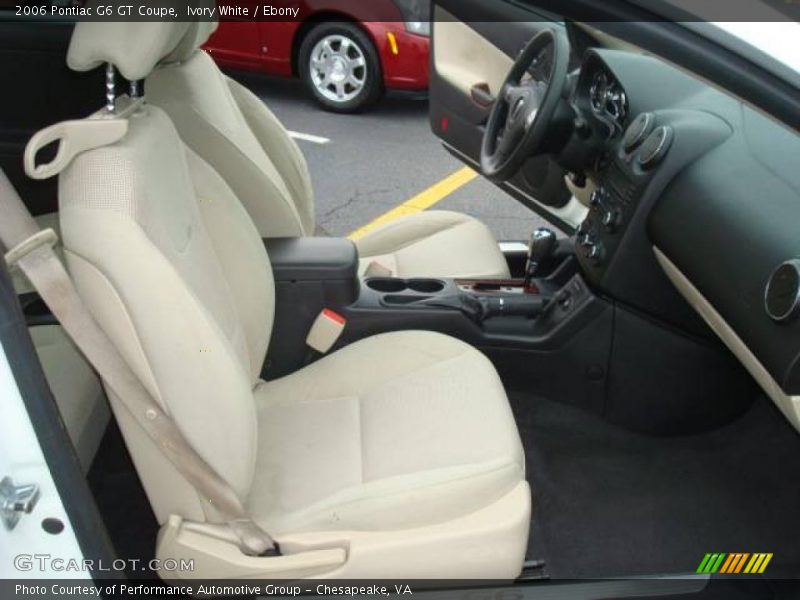 Ivory White / Ebony 2006 Pontiac G6 GT Coupe