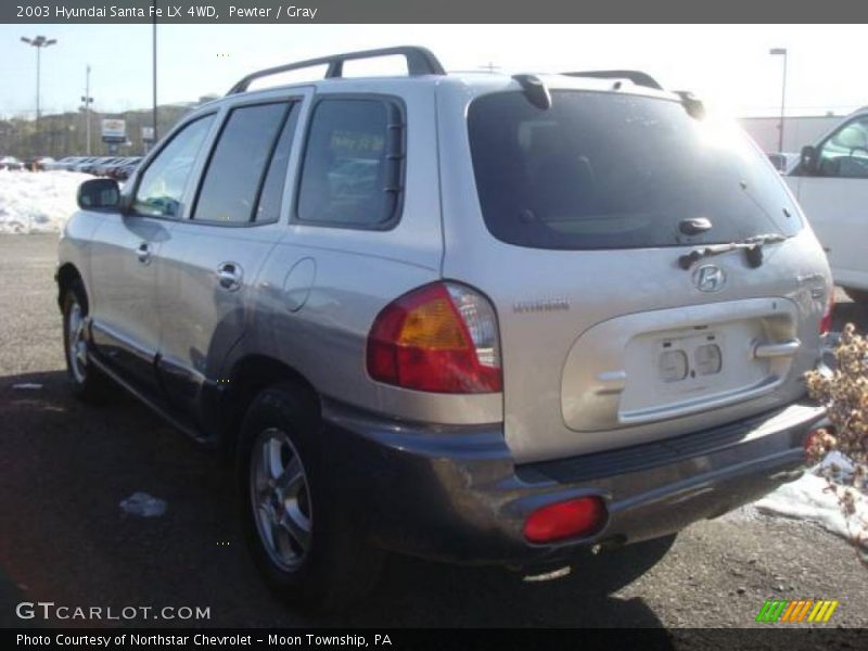Pewter / Gray 2003 Hyundai Santa Fe LX 4WD