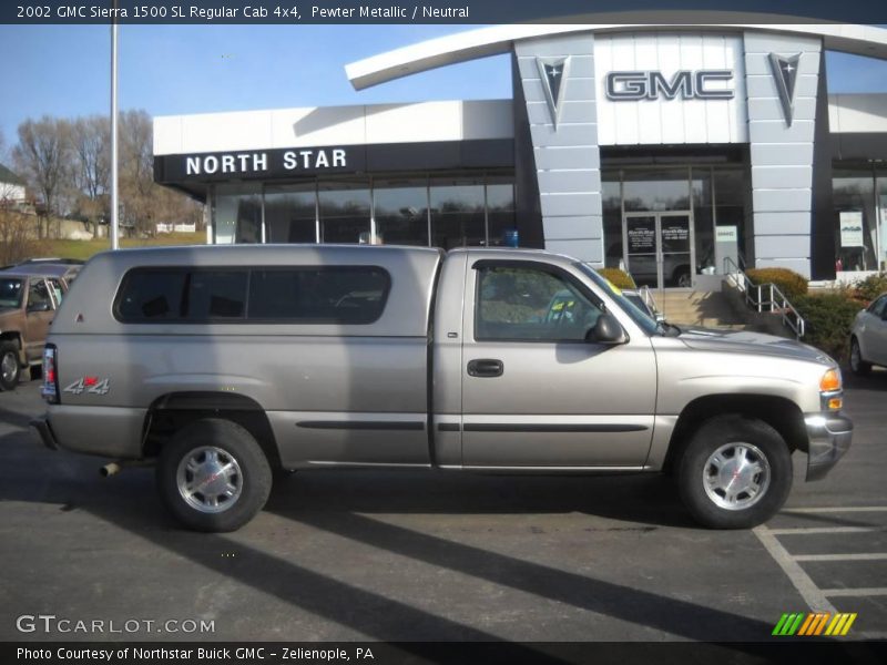 Pewter Metallic / Neutral 2002 GMC Sierra 1500 SL Regular Cab 4x4