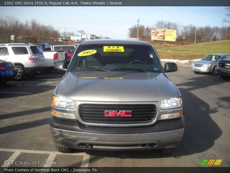 Pewter Metallic / Neutral 2002 GMC Sierra 1500 SL Regular Cab 4x4