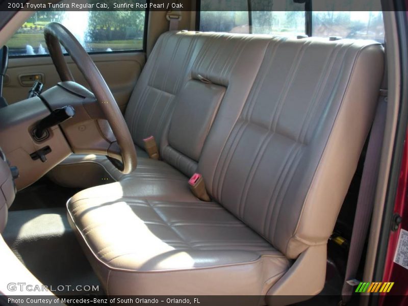 Sunfire Red Pearl / Oak 2001 Toyota Tundra Regular Cab