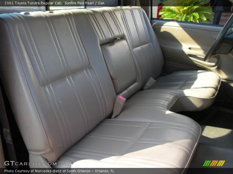 Sunfire Red Pearl / Oak 2001 Toyota Tundra Regular Cab
