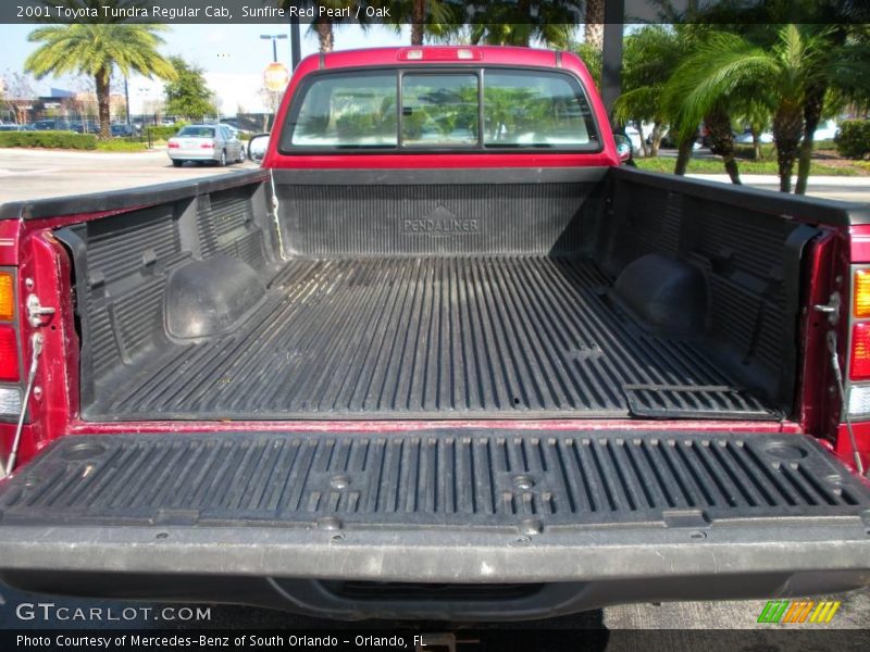 Sunfire Red Pearl / Oak 2001 Toyota Tundra Regular Cab