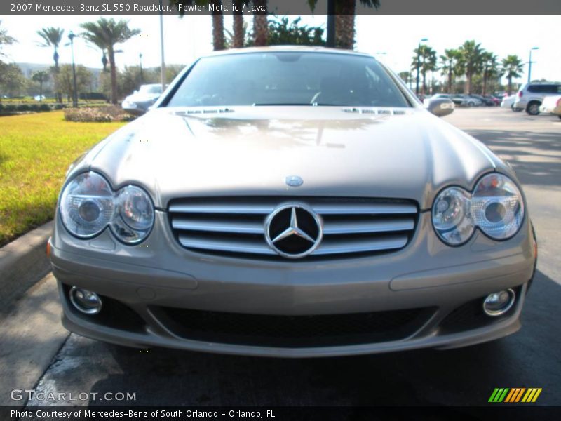 Pewter Metallic / Java 2007 Mercedes-Benz SL 550 Roadster