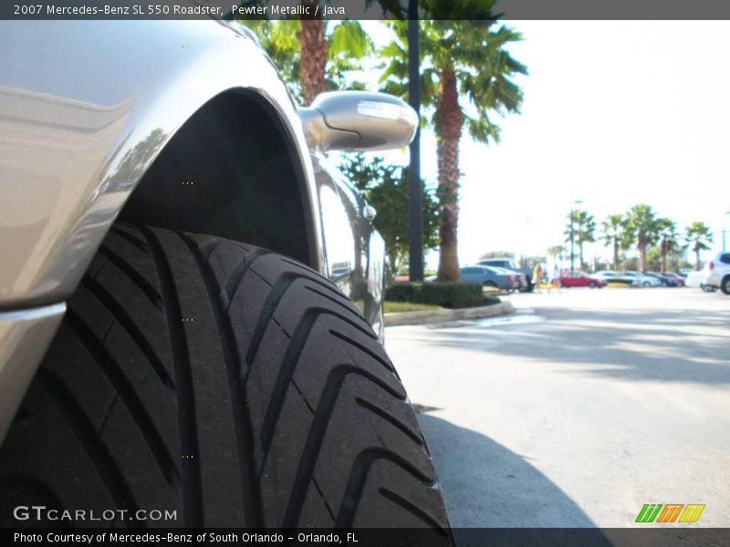 Pewter Metallic / Java 2007 Mercedes-Benz SL 550 Roadster