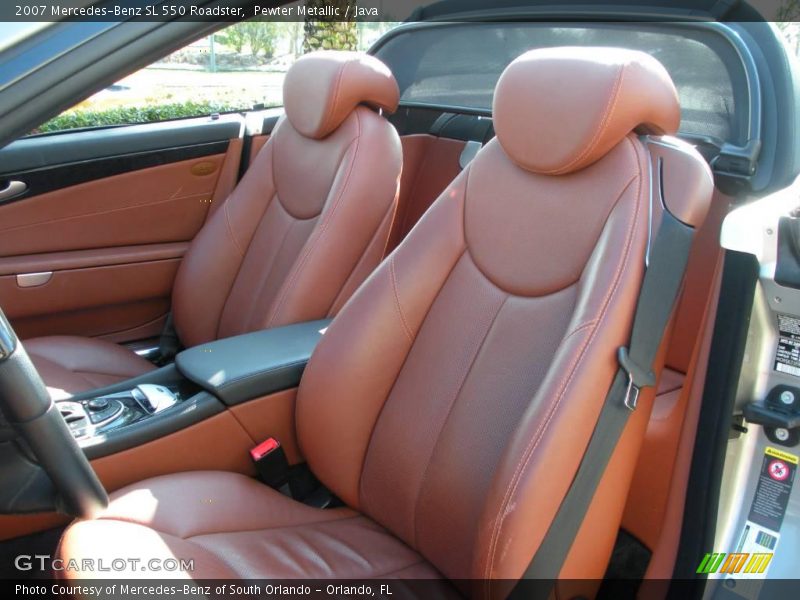 Pewter Metallic / Java 2007 Mercedes-Benz SL 550 Roadster