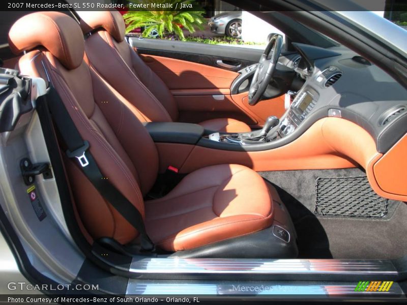 Pewter Metallic / Java 2007 Mercedes-Benz SL 550 Roadster