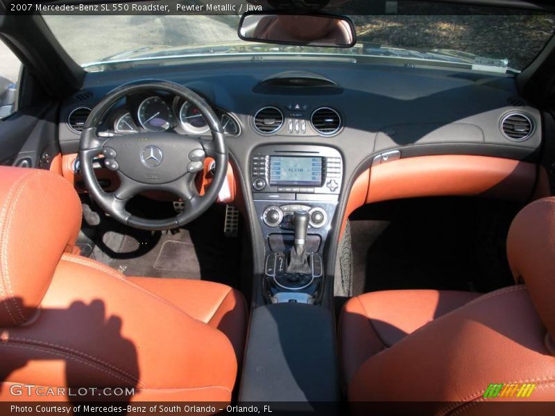 Pewter Metallic / Java 2007 Mercedes-Benz SL 550 Roadster