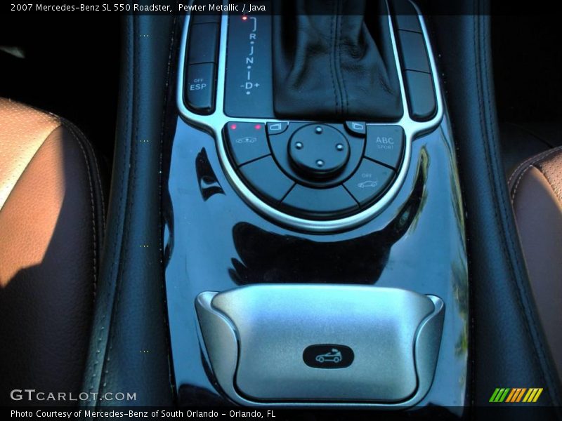 Pewter Metallic / Java 2007 Mercedes-Benz SL 550 Roadster