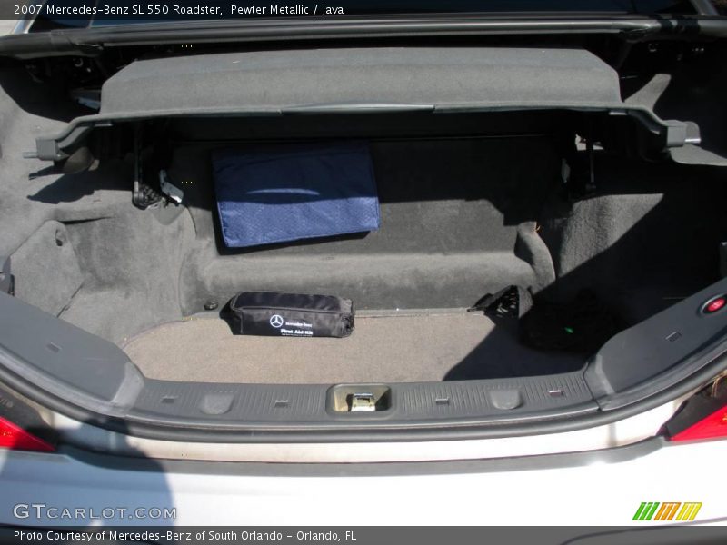 Pewter Metallic / Java 2007 Mercedes-Benz SL 550 Roadster