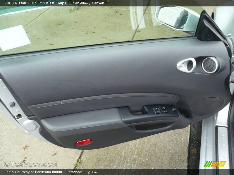 Silver Alloy / Carbon 2008 Nissan 350Z Enthusiast Coupe