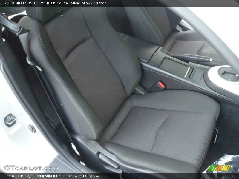 Silver Alloy / Carbon 2008 Nissan 350Z Enthusiast Coupe
