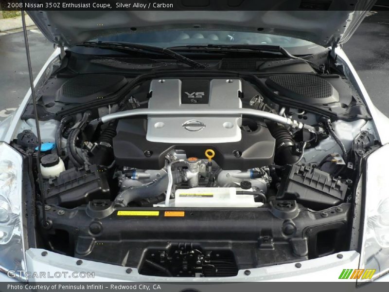 Silver Alloy / Carbon 2008 Nissan 350Z Enthusiast Coupe