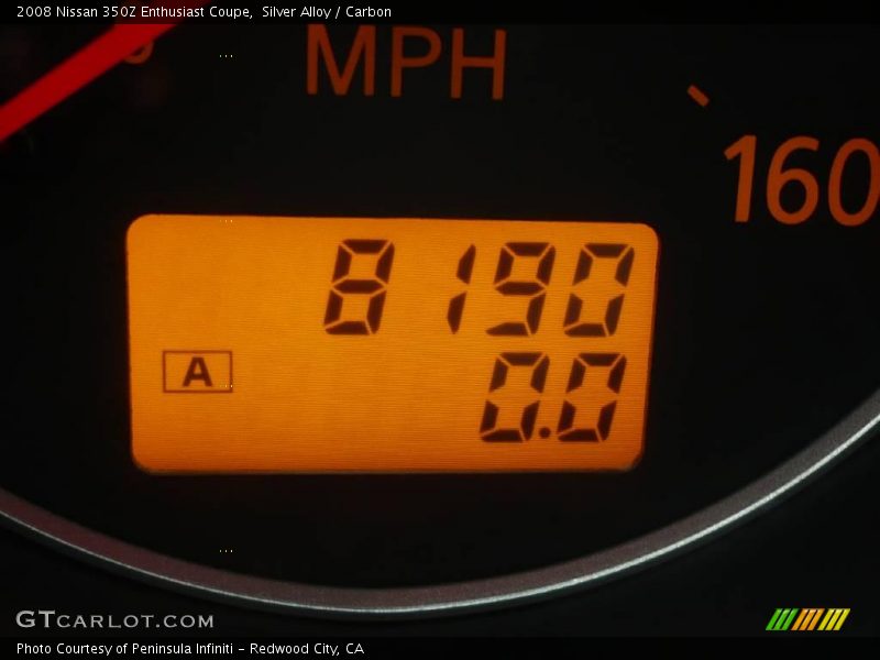 Silver Alloy / Carbon 2008 Nissan 350Z Enthusiast Coupe