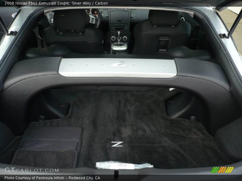 Silver Alloy / Carbon 2008 Nissan 350Z Enthusiast Coupe