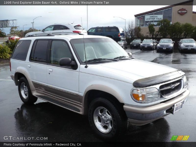 Oxford White / Medium Prairie Tan 1998 Ford Explorer Eddie Bauer 4x4