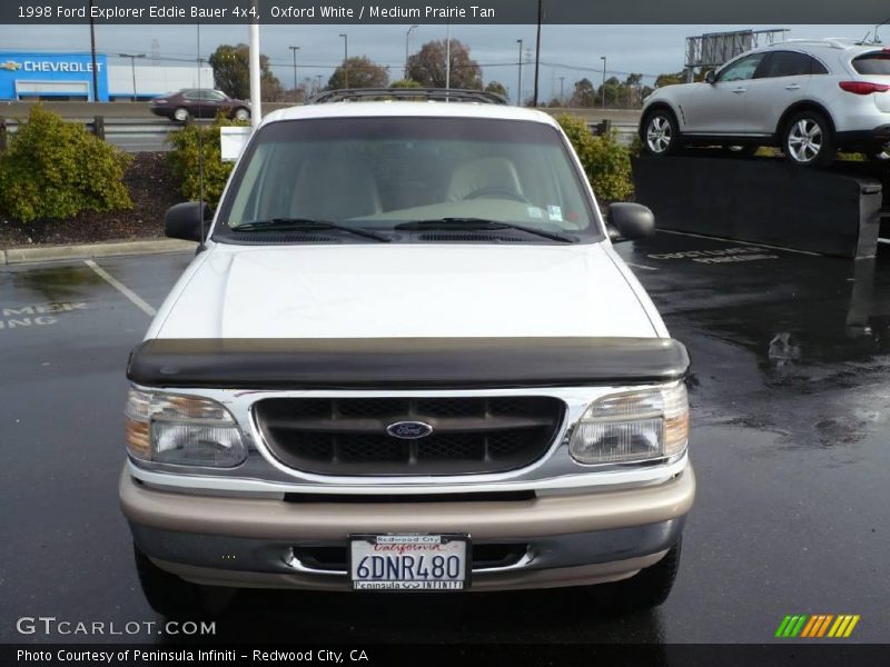 Oxford White / Medium Prairie Tan 1998 Ford Explorer Eddie Bauer 4x4