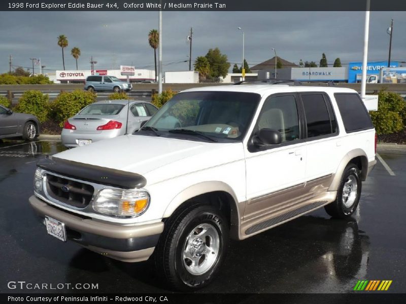 Oxford White / Medium Prairie Tan 1998 Ford Explorer Eddie Bauer 4x4