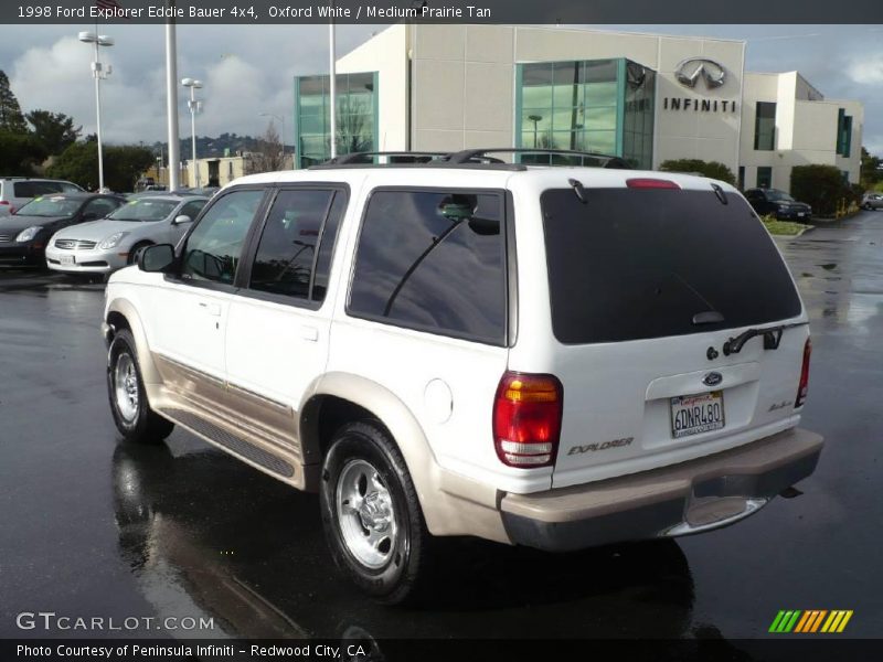 Oxford White / Medium Prairie Tan 1998 Ford Explorer Eddie Bauer 4x4