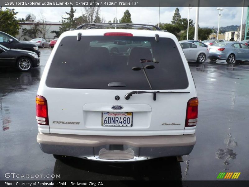 Oxford White / Medium Prairie Tan 1998 Ford Explorer Eddie Bauer 4x4