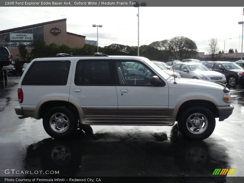 Oxford White / Medium Prairie Tan 1998 Ford Explorer Eddie Bauer 4x4