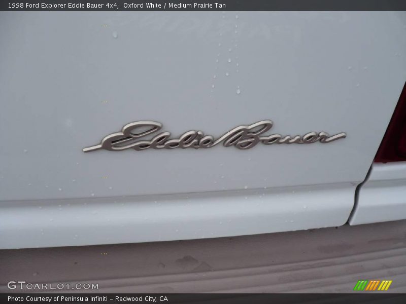 Oxford White / Medium Prairie Tan 1998 Ford Explorer Eddie Bauer 4x4