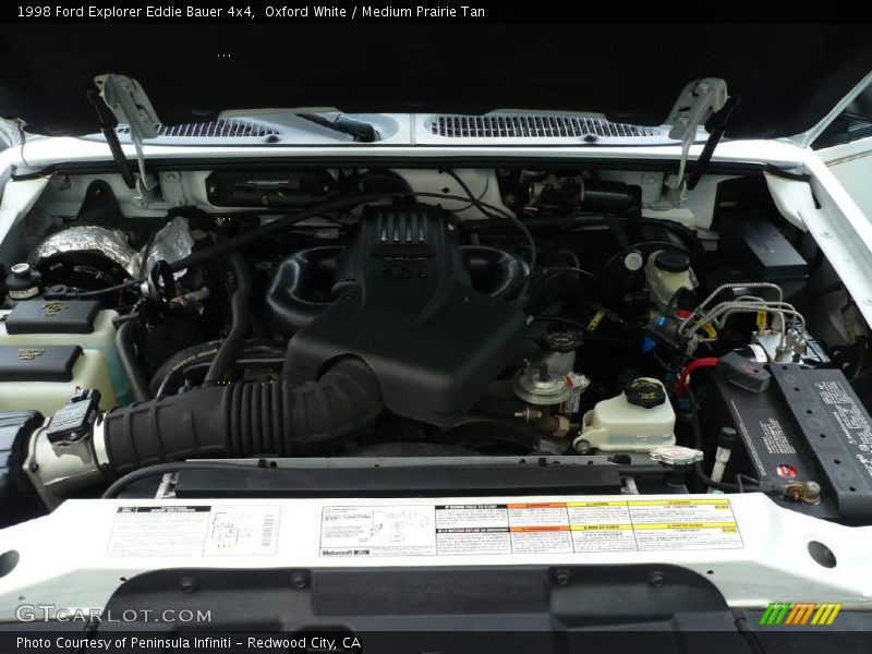Oxford White / Medium Prairie Tan 1998 Ford Explorer Eddie Bauer 4x4