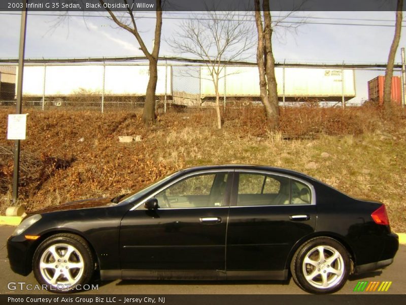 Black Obsidian / Willow 2003 Infiniti G 35 Sedan