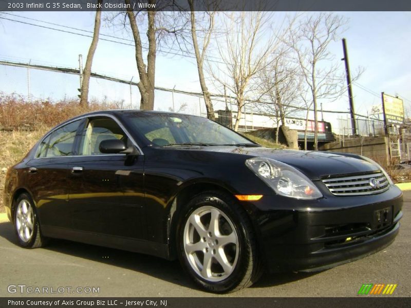 Black Obsidian / Willow 2003 Infiniti G 35 Sedan