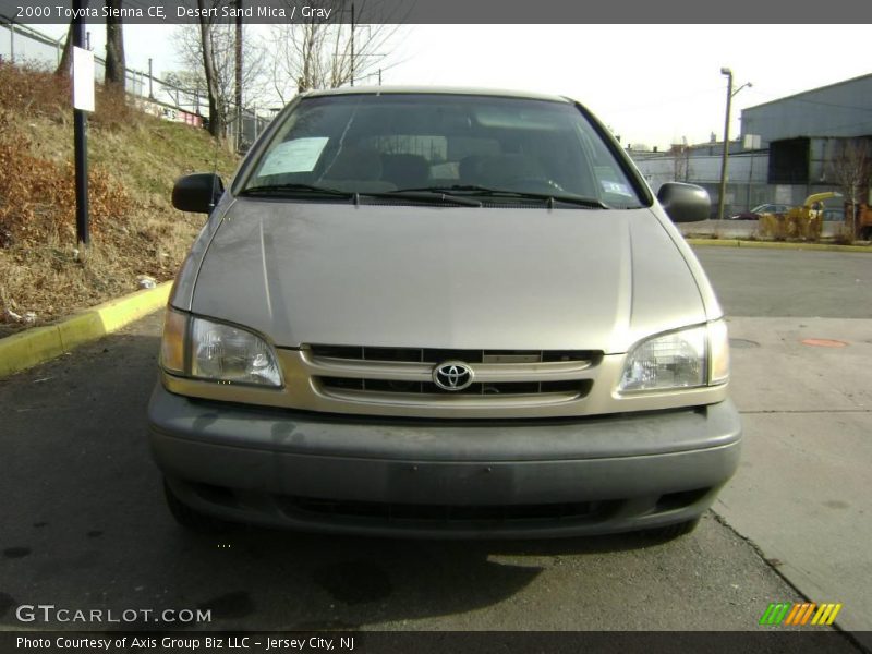 Desert Sand Mica / Gray 2000 Toyota Sienna CE