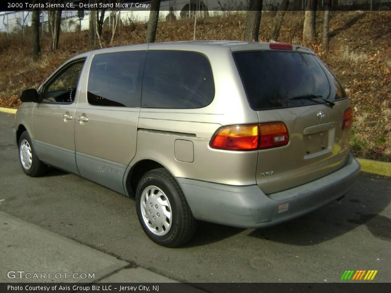 Desert Sand Mica / Gray 2000 Toyota Sienna CE