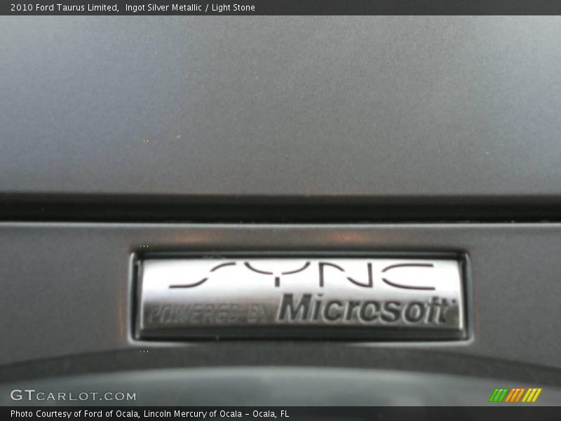 Ingot Silver Metallic / Light Stone 2010 Ford Taurus Limited