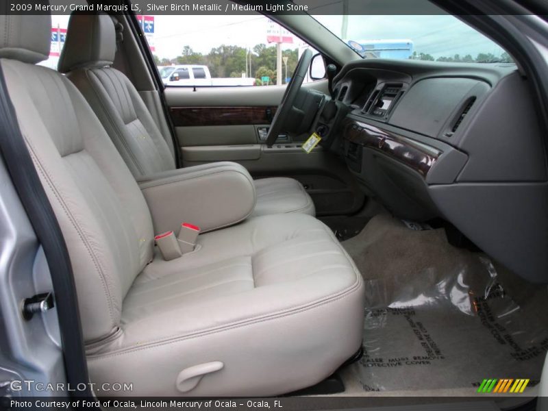Silver Birch Metallic / Medium Light Stone 2009 Mercury Grand Marquis LS