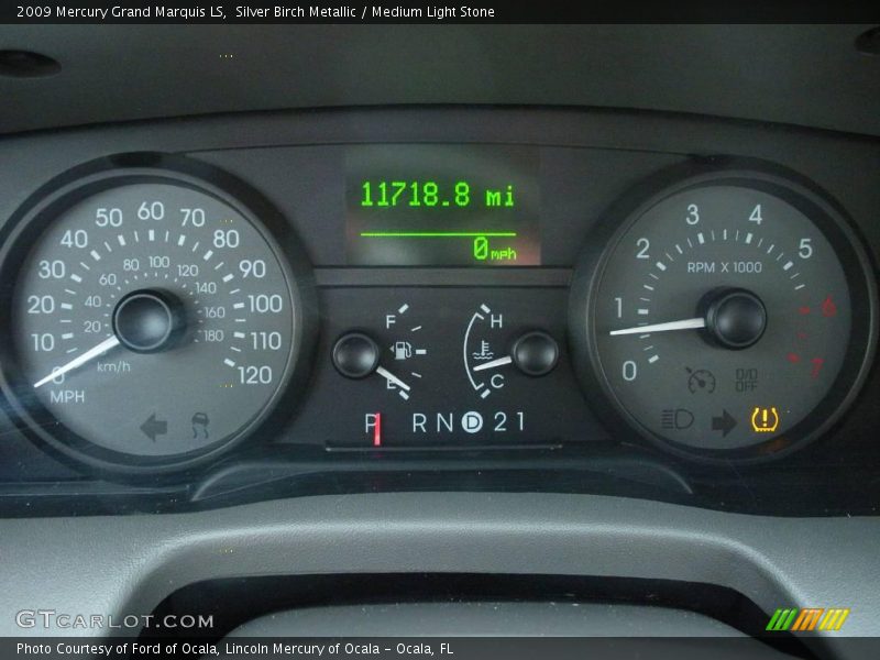 Silver Birch Metallic / Medium Light Stone 2009 Mercury Grand Marquis LS