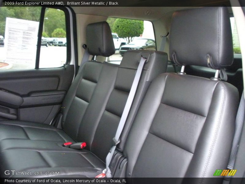 Brilliant Silver Metallic / Black 2009 Ford Explorer Limited AWD