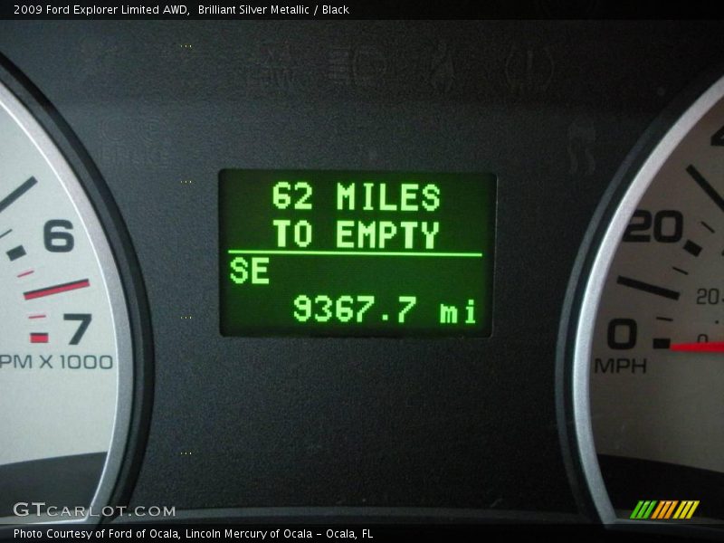 Brilliant Silver Metallic / Black 2009 Ford Explorer Limited AWD