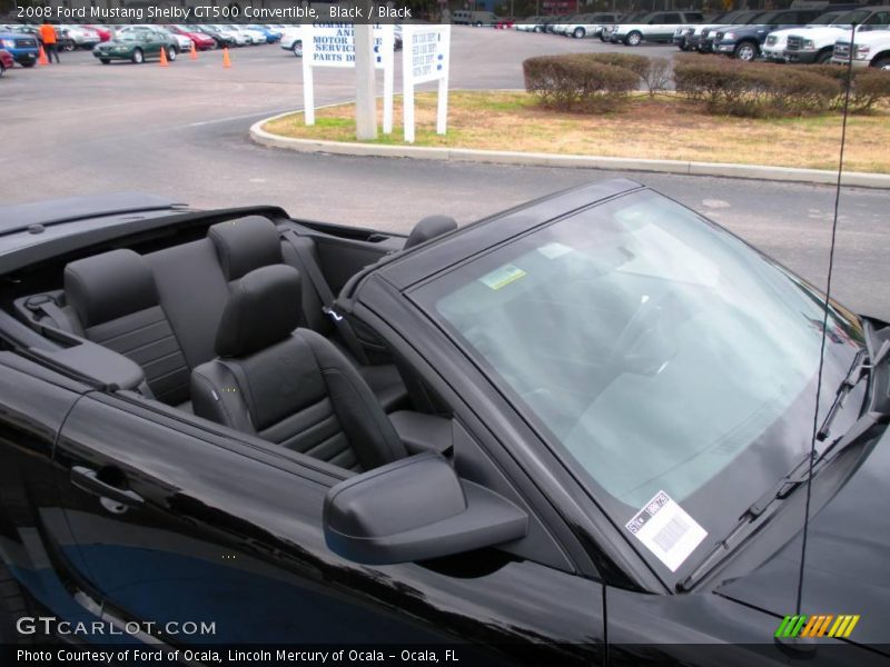 Black / Black 2008 Ford Mustang Shelby GT500 Convertible