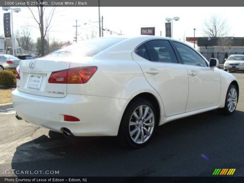 Crystal White / Black 2006 Lexus IS 250 AWD