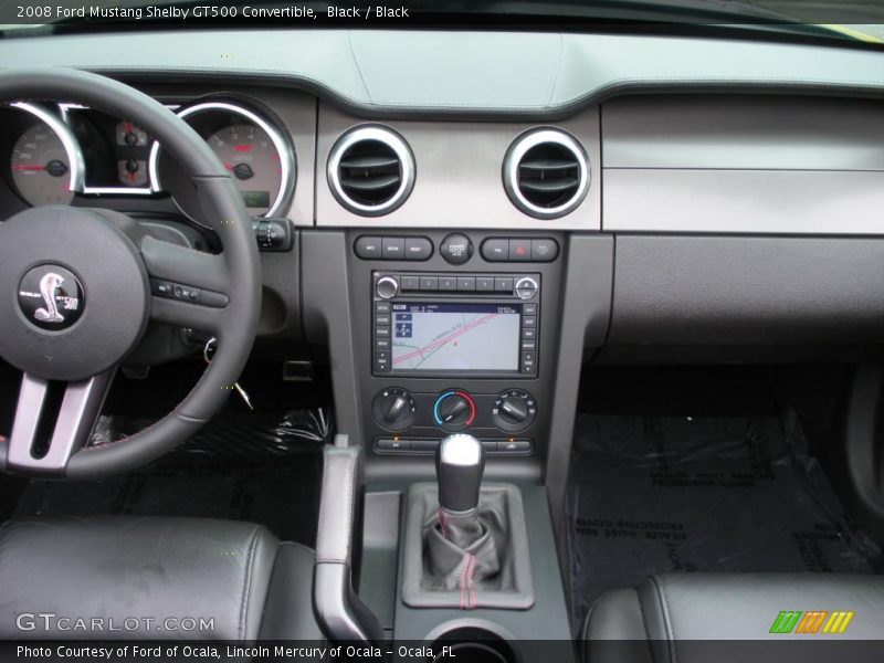 Black / Black 2008 Ford Mustang Shelby GT500 Convertible