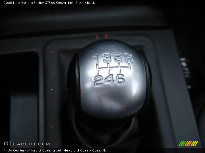Black / Black 2008 Ford Mustang Shelby GT500 Convertible