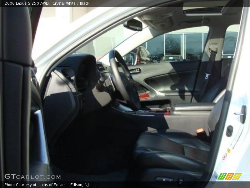 Crystal White / Black 2006 Lexus IS 250 AWD