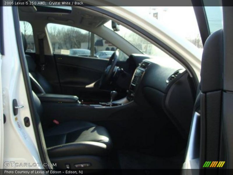 Crystal White / Black 2006 Lexus IS 250 AWD