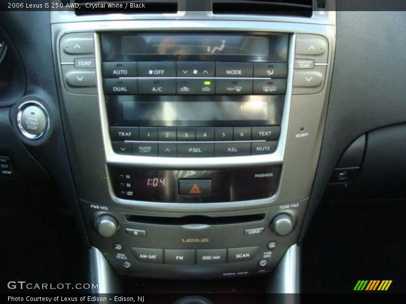 Crystal White / Black 2006 Lexus IS 250 AWD