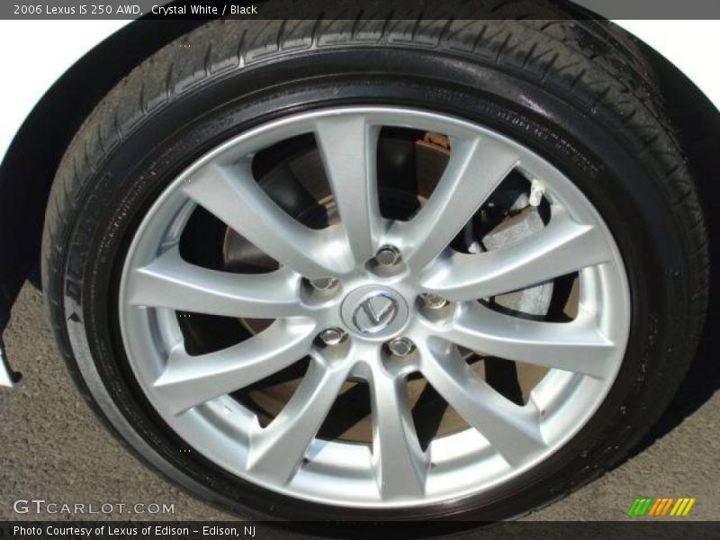 Crystal White / Black 2006 Lexus IS 250 AWD
