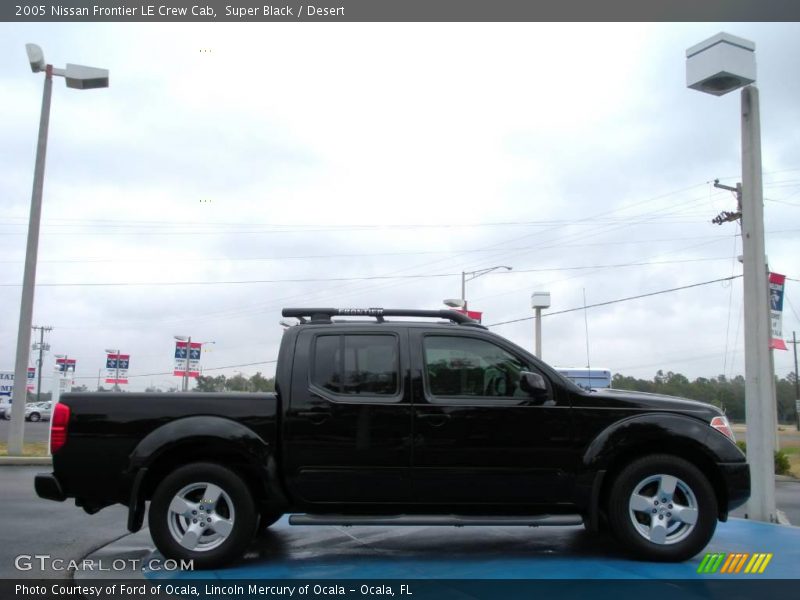 Super Black / Desert 2005 Nissan Frontier LE Crew Cab