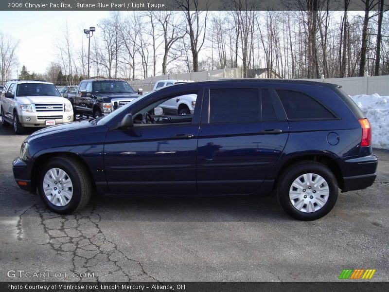 Butane Blue Pearl / Light Taupe 2006 Chrysler Pacifica